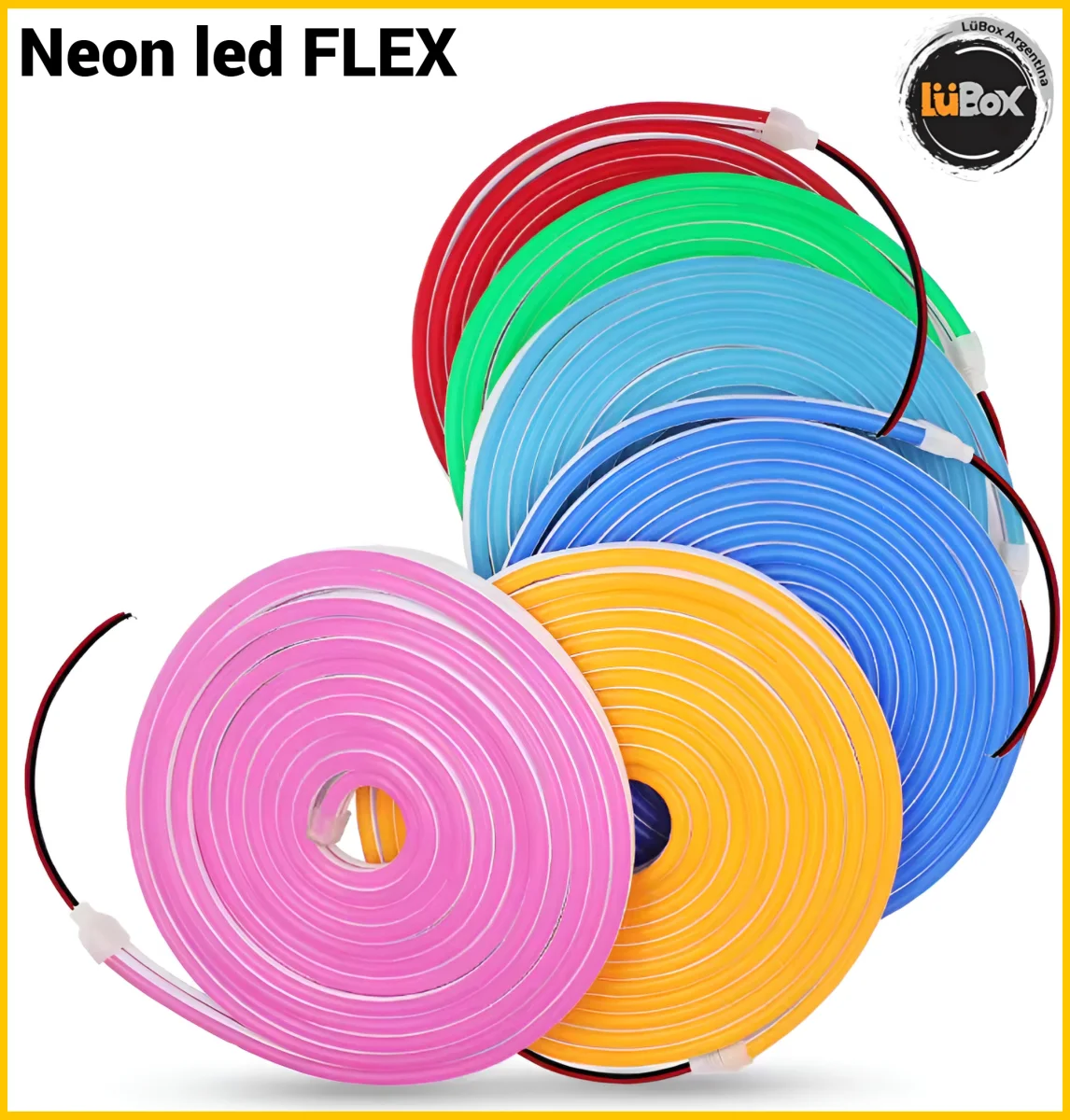 Neon led 8*16mm 5Mt 12V - Forest
