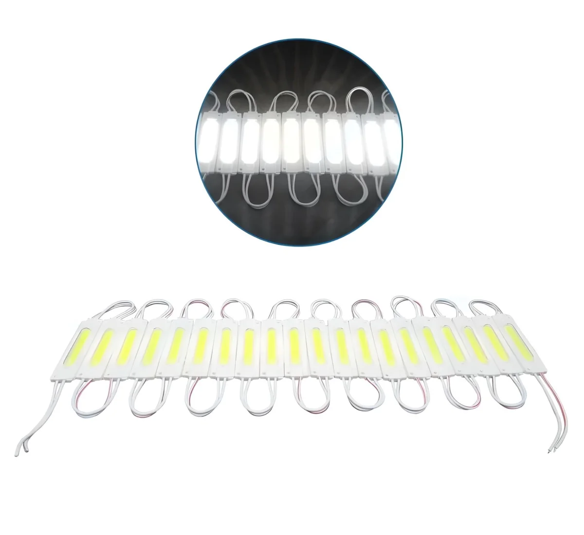 Modulo Led COB 6015 x 100 Unidades 12v