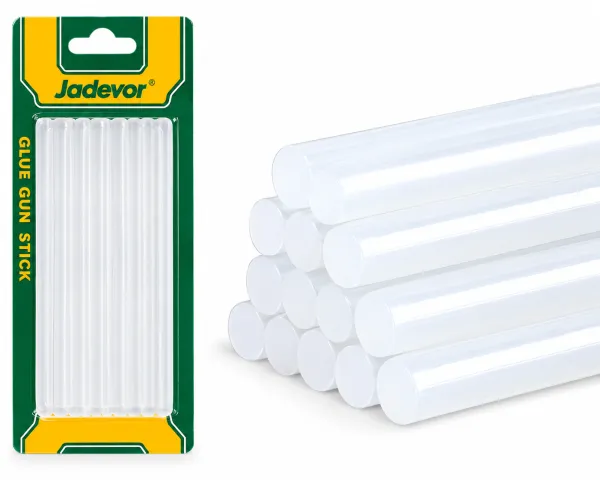 BARRAS DE ADHESIVO TERMOFUSIBLE JADER 11 MM – BLÍSTER DE 7 PIEZAS