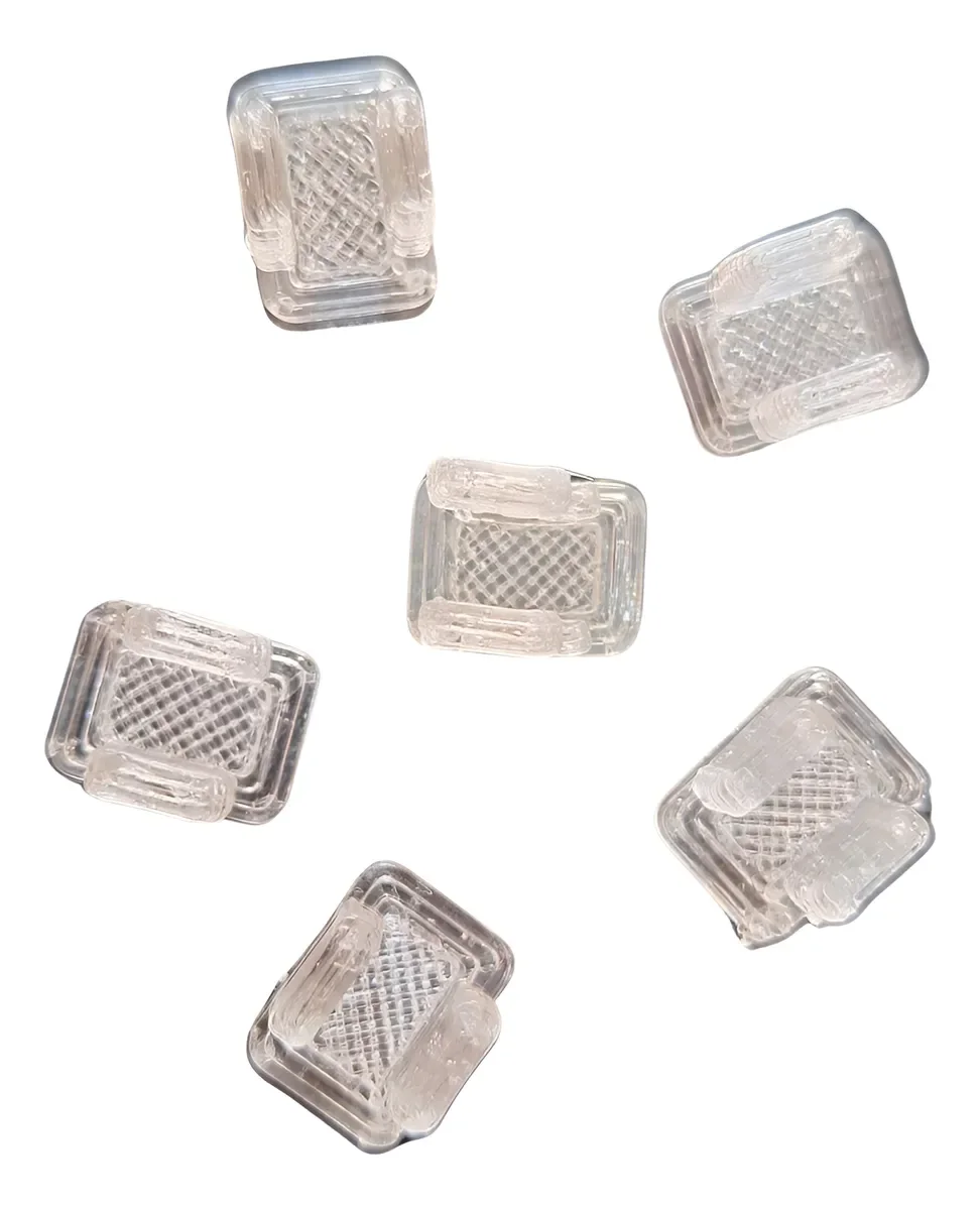Mini Clip PVC 3D P/neon 6*12Mm