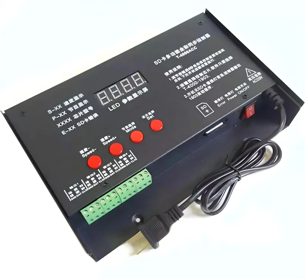 Controlador T4000 Pixel RGB - M-Led/ Alic