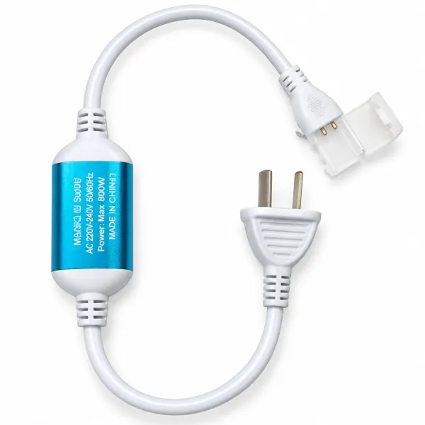Enchufe Rectificador Neón Led 5*11mm c/ Hebilla 220V 15A