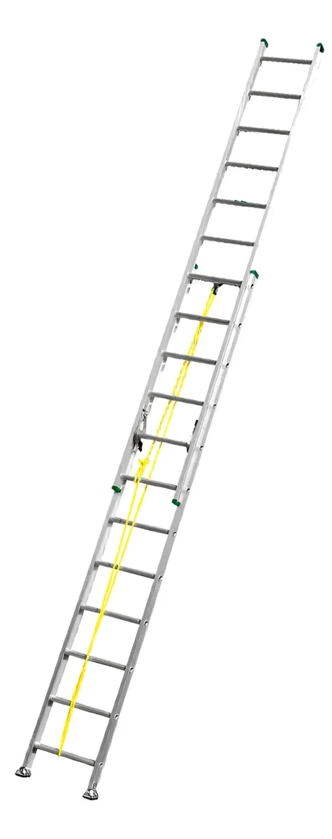 Escalera Aluminio Extensible Escalones 10+10 Reforzada 150kg - Jadever