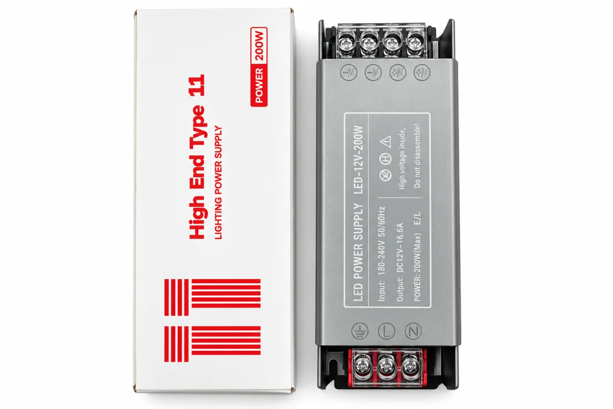 Fuente Switching Slim 12V 16.6A 200W Para Iluminación LED- High Type 11