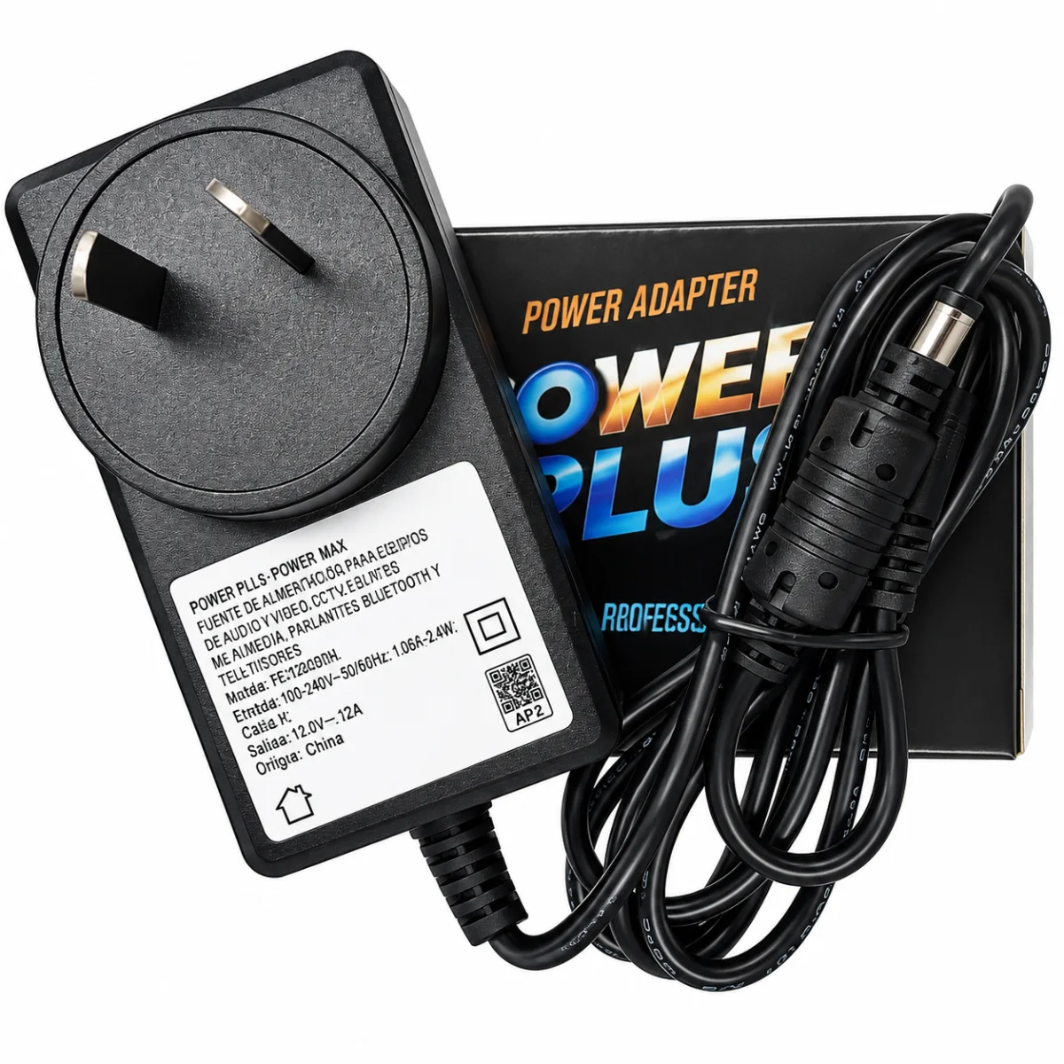 Fuente Switchingh Plastica Enchufable 12V-2A - Power Plus