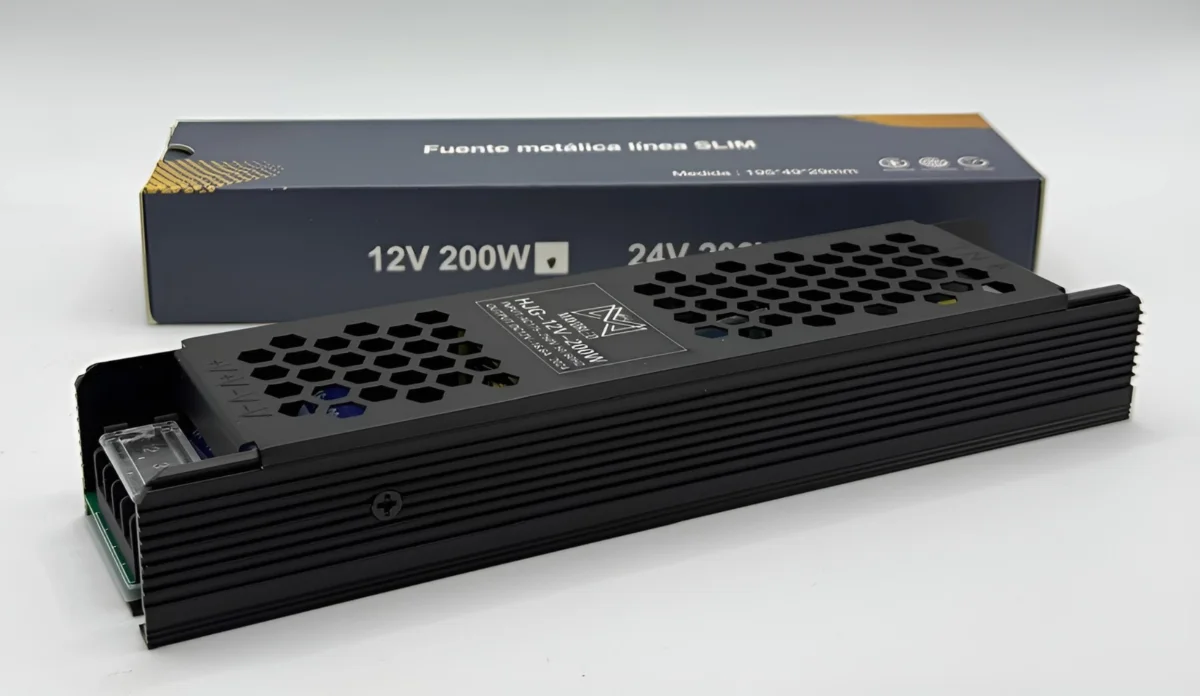 Fuente Switchingh ULTRAFINA - 12V - 16,5A - M-Led