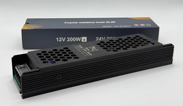 Fuente Switchingh ULTRAFINA - 12V - 16,5A - M-Led