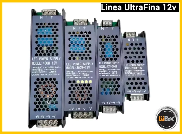 Fuente Switchingh ULTRAFINA - 12V - 25A - M-Led