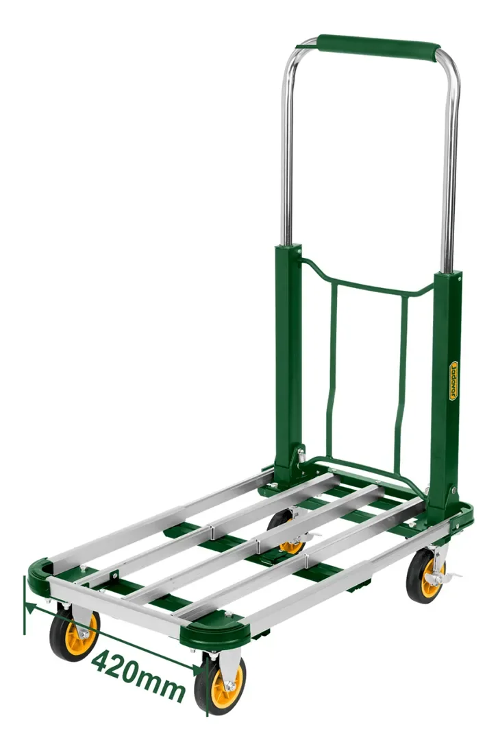 CARRETILLA DE MANO DE PLATAFORMA PLEGABLE - BASE DE ACERO 150KG - JADEVER