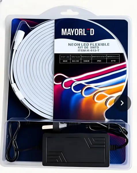 KIT Neón Monocolor 5 mts 5*11Mm Blister Eco - M-Led