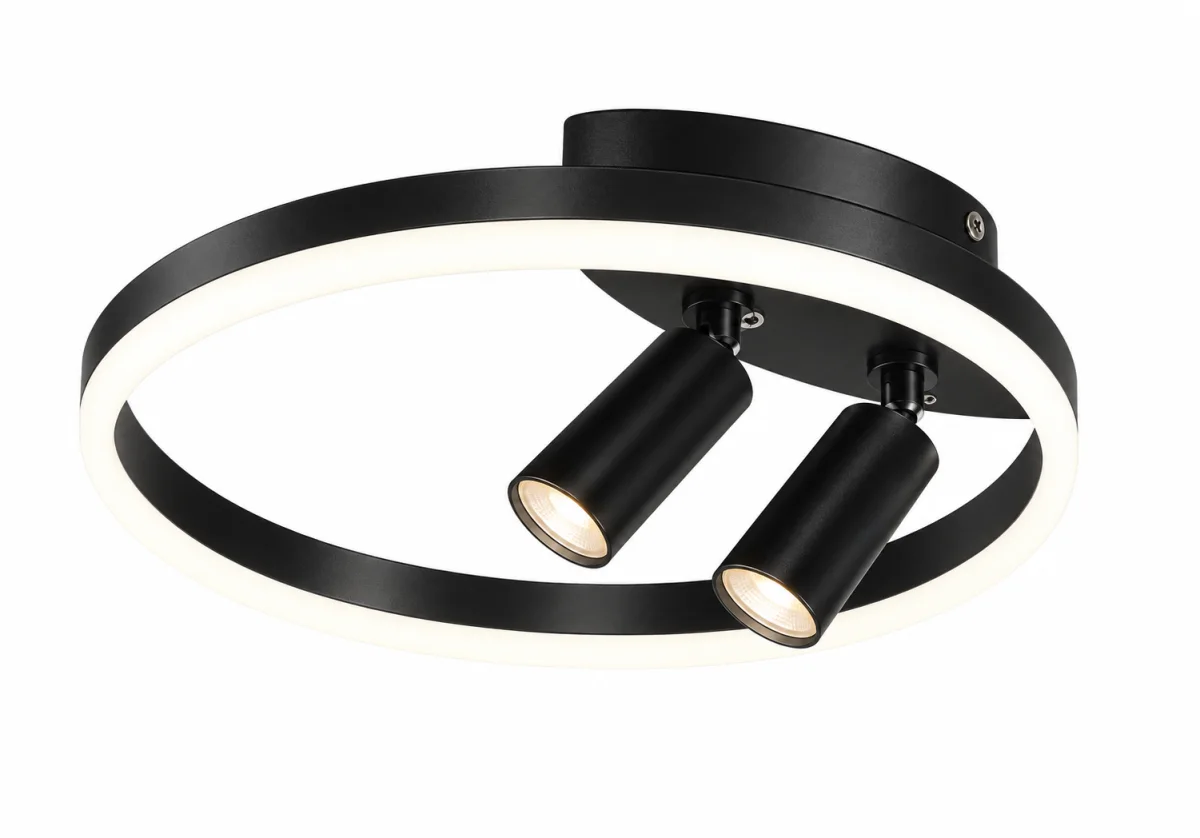 Lámpara Techo Led Minimalista Estilo Nórdico 45w + Spot - M-Led