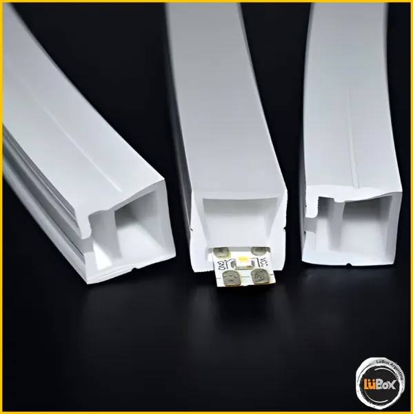 Silicona Neon Luz Frontal 10*10 x Mt- M-Led