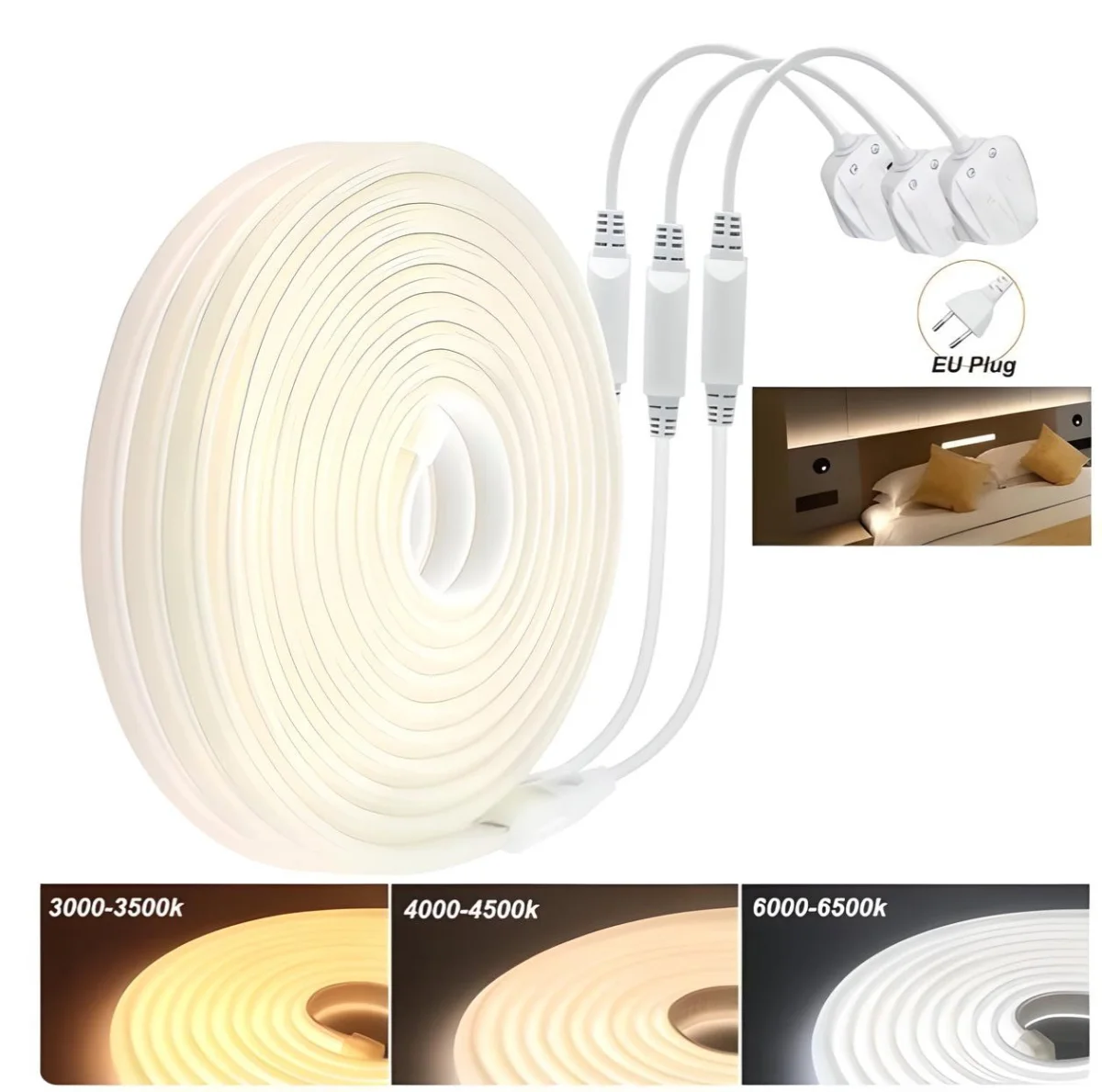 Neon COB 10*6 Mm - Por metro - 220v - M-Led
