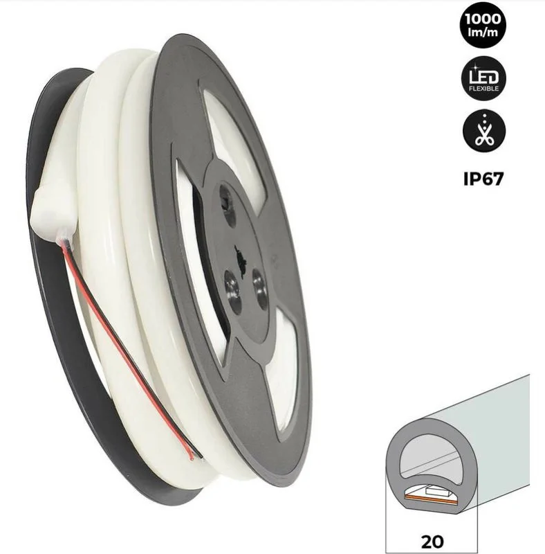 Bobina Neon Redondo 14*14 Mm 20Mts - 24V - Forest