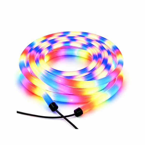 Neón led PIXEL Flexible 360° Negro 24V 30W/m RGB 168LEDs/m, 5m