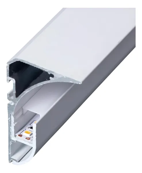 Perfil Aluminio Aplicar Esquinero Zocalo x 2 Mt - M-Led