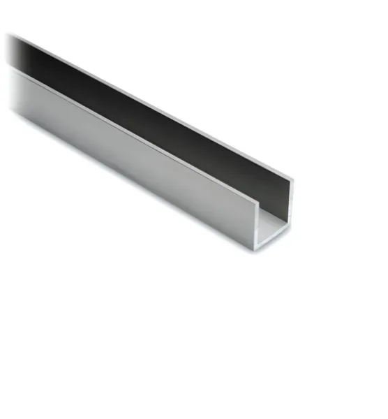Perfil P/Neon 6*12Mn Alum x metro Grueso Natural