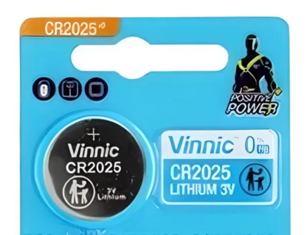 PIla Vinnic CR2025 Litio tipo Boton