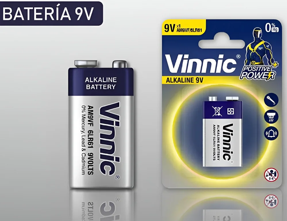PIla Vinnic Alcalina 9v