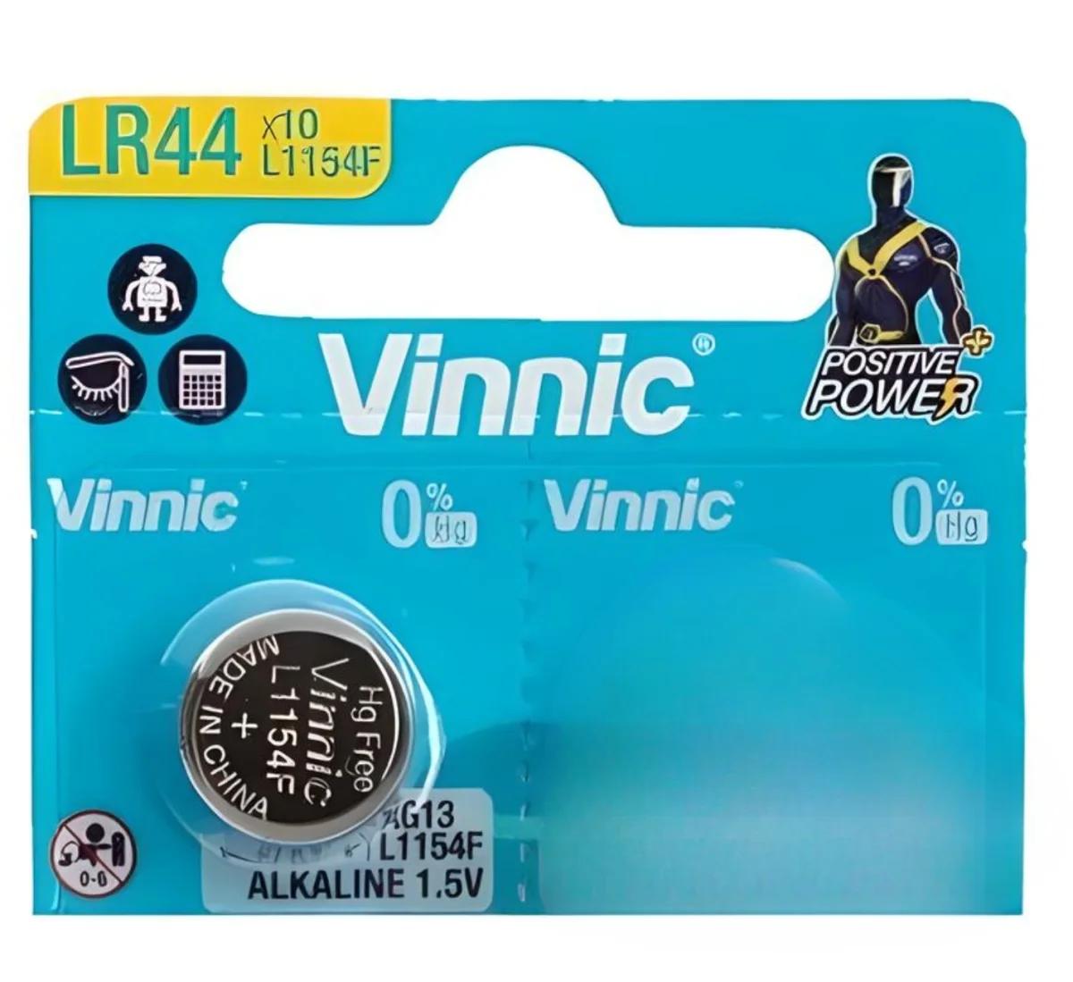 PIla Vinnic LR44 Litio tipo Boton