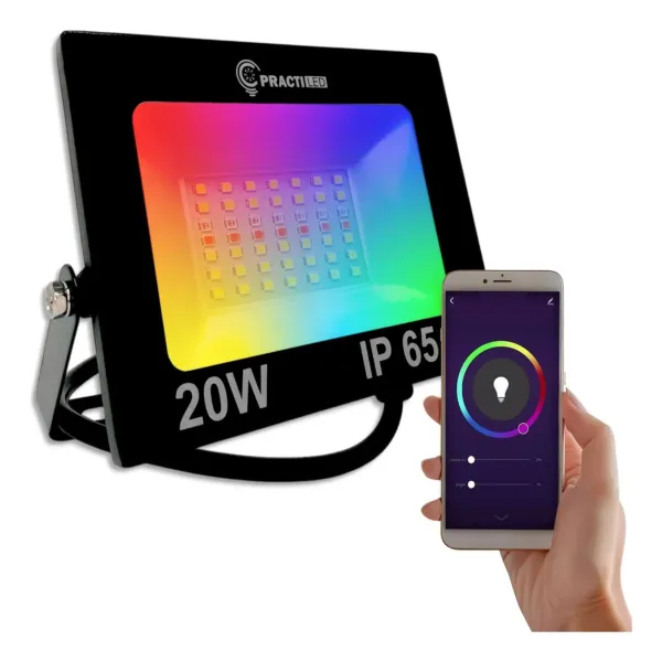 Reflector Led RGB 20w SMART - Practiled