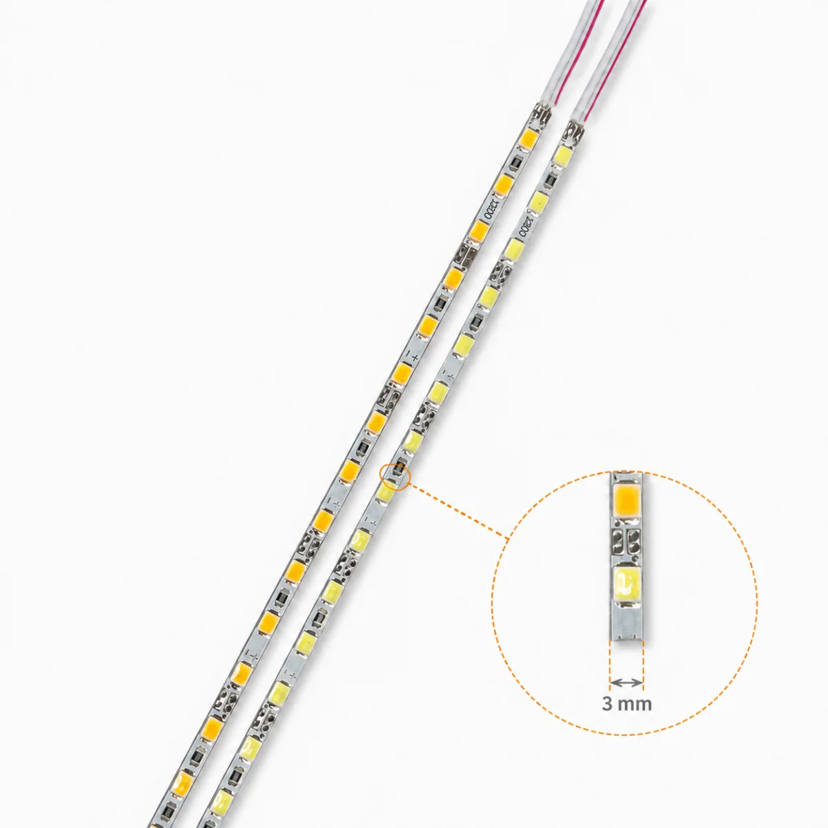Tira de led Rigida 12v Ultra slim 120 leds/Metro Alta potencia
