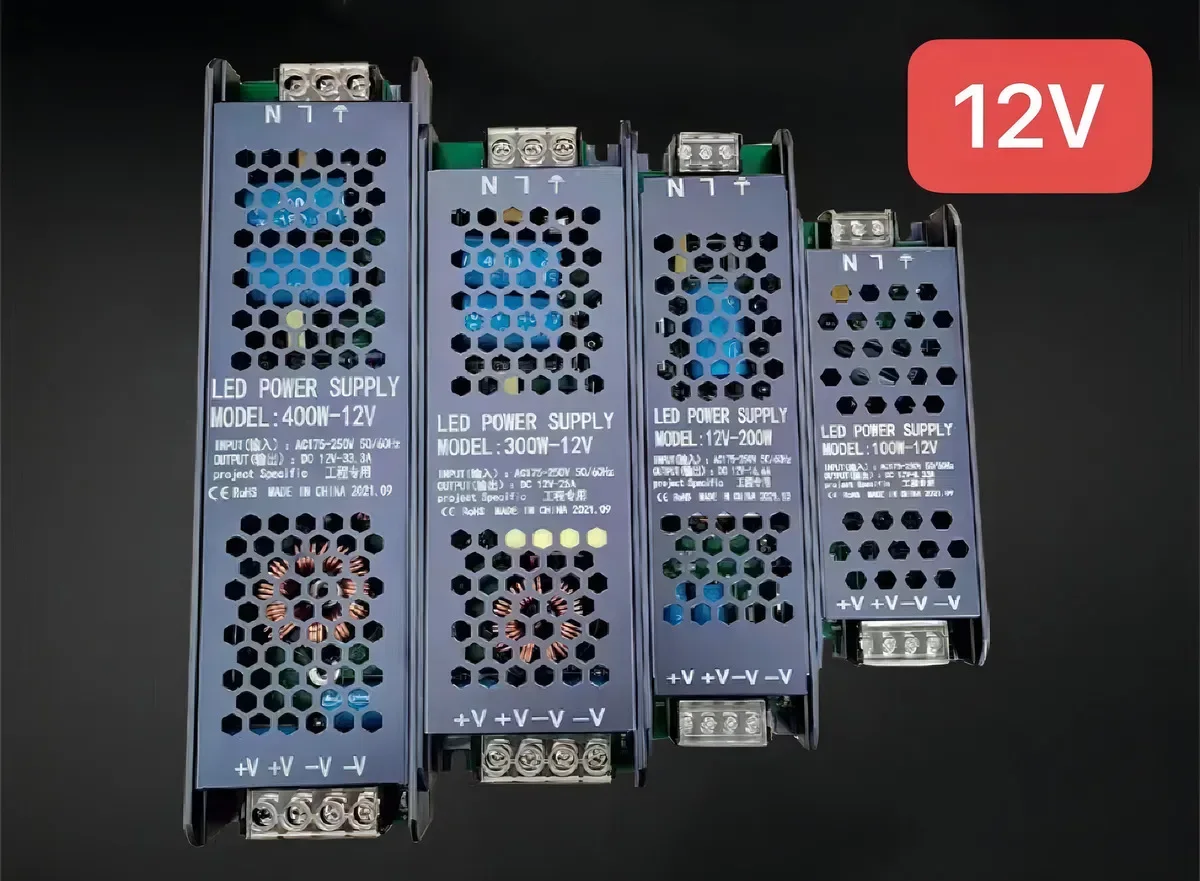 Fuente Switchingh ULTRAFINA - 12V - 16,7A - Simaled