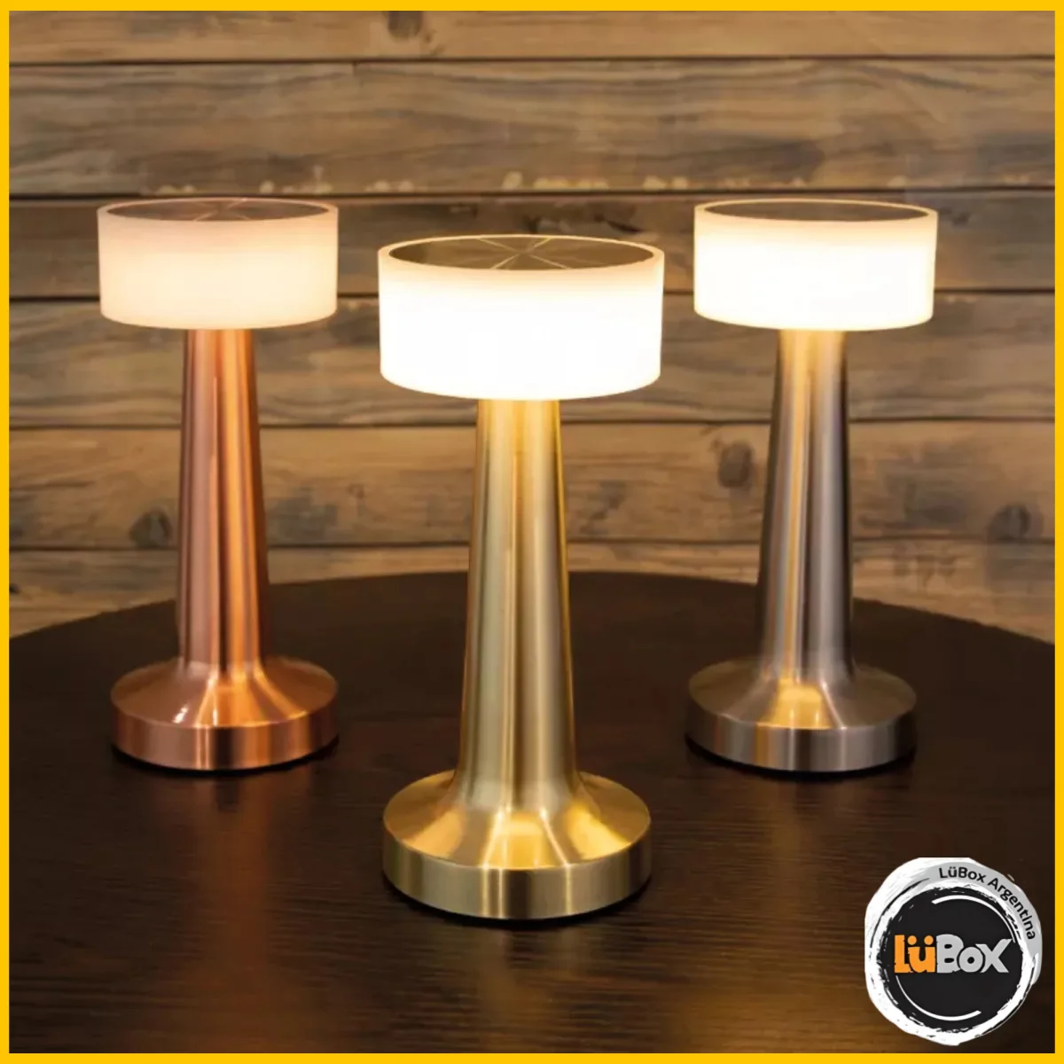 Velador Luz Led Táctil Recargable-Dimerizable - INOLUX