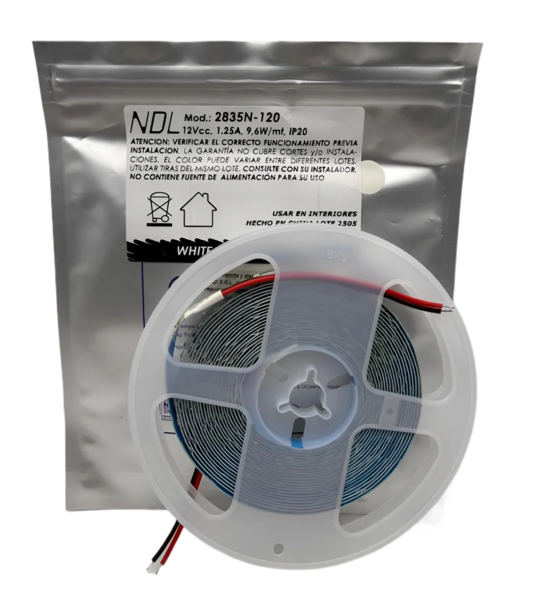 Tira Led SMD 2835 120 L/M Interior - 5Mt - 12V - NDL