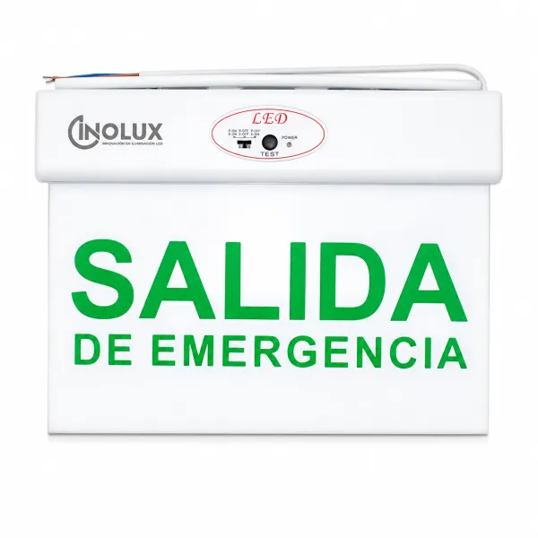Cartel Salida Emergencia Señalizador Luminoso 3hs Autonomía - INOLUX