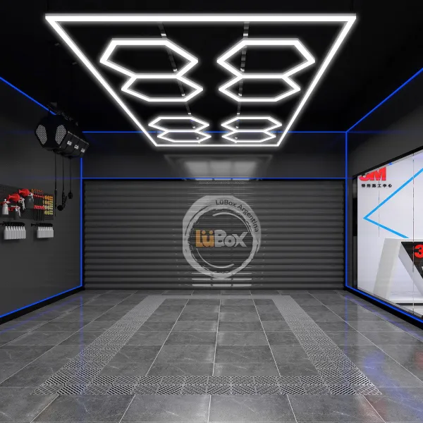 Hexagonal 220v Diseño ZT1018 - 2.41x4.78m - M-Led